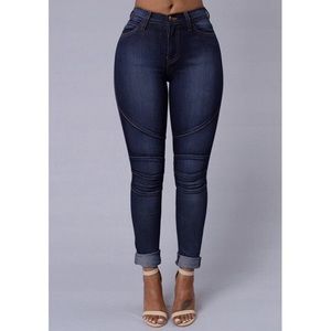 Fashion Nova Knee Paneled Jeans
